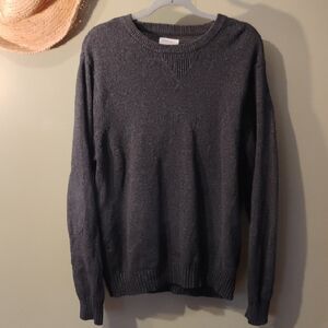 Classic Charcoal Crewneck Sweater